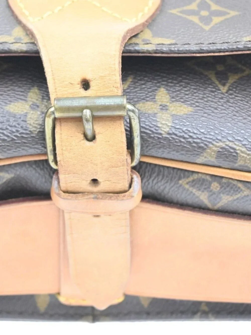 LOUIS VUITTON Cartouchiere MM Shoulder Bag Monogram Leather Brown M51253 83KC660 - Picture 10 of 16